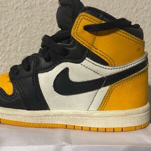 Retro Black and Yellow Jordans